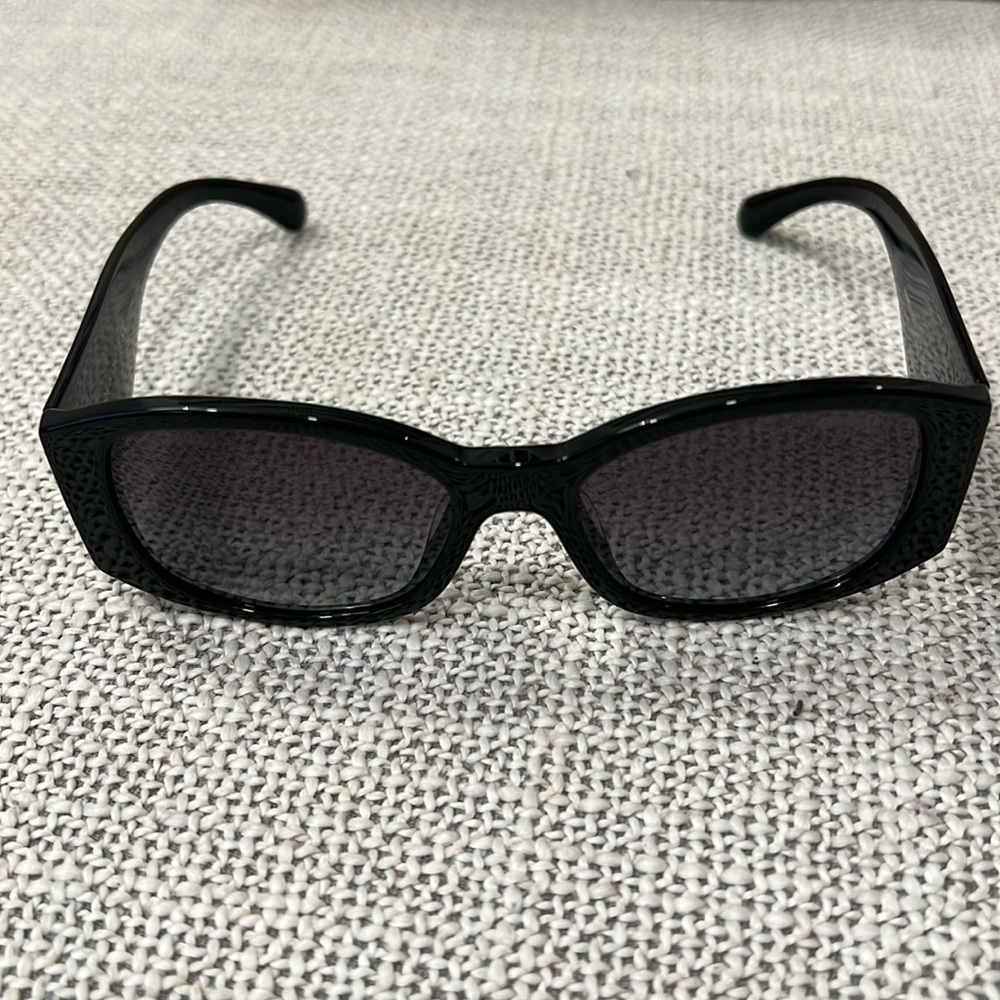 Chanel Acetate CC Logo Oval Sunglasses Black Ref 5450A c501/S6